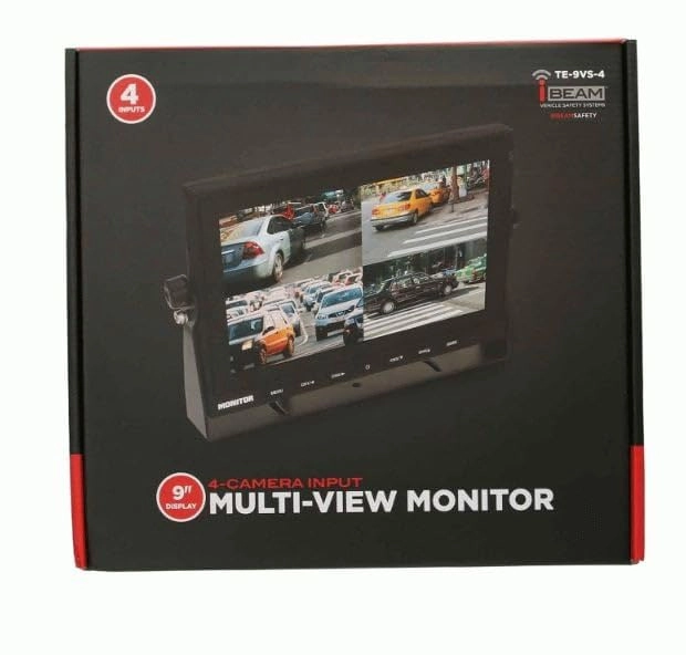 Commercial Quad-View Monitor - TE-9VS-4 9 Inches