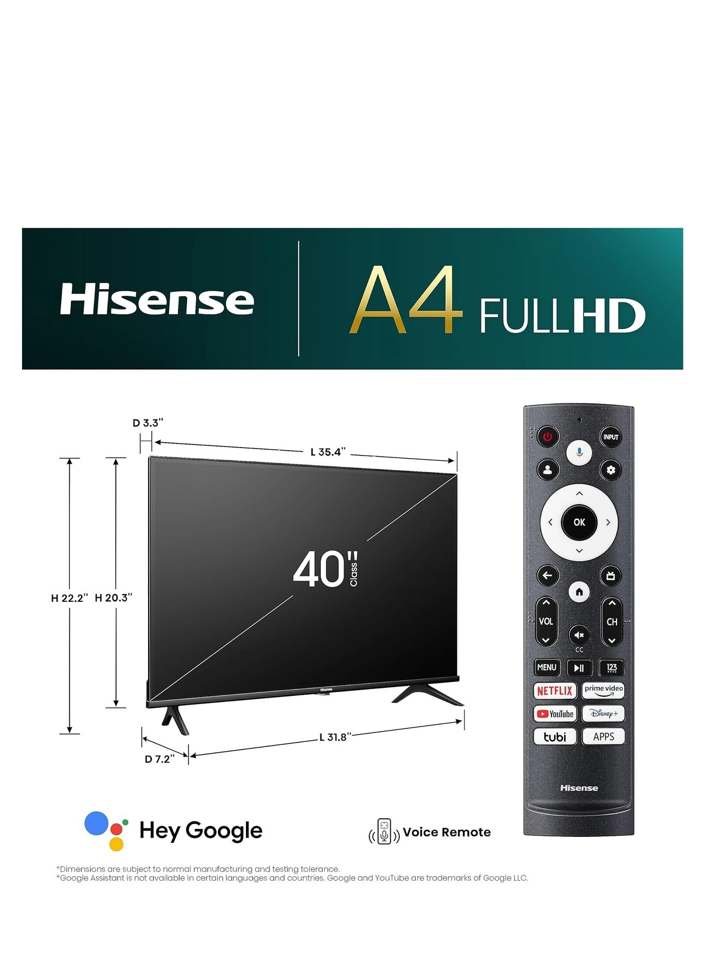 40A4K - 40-Inch