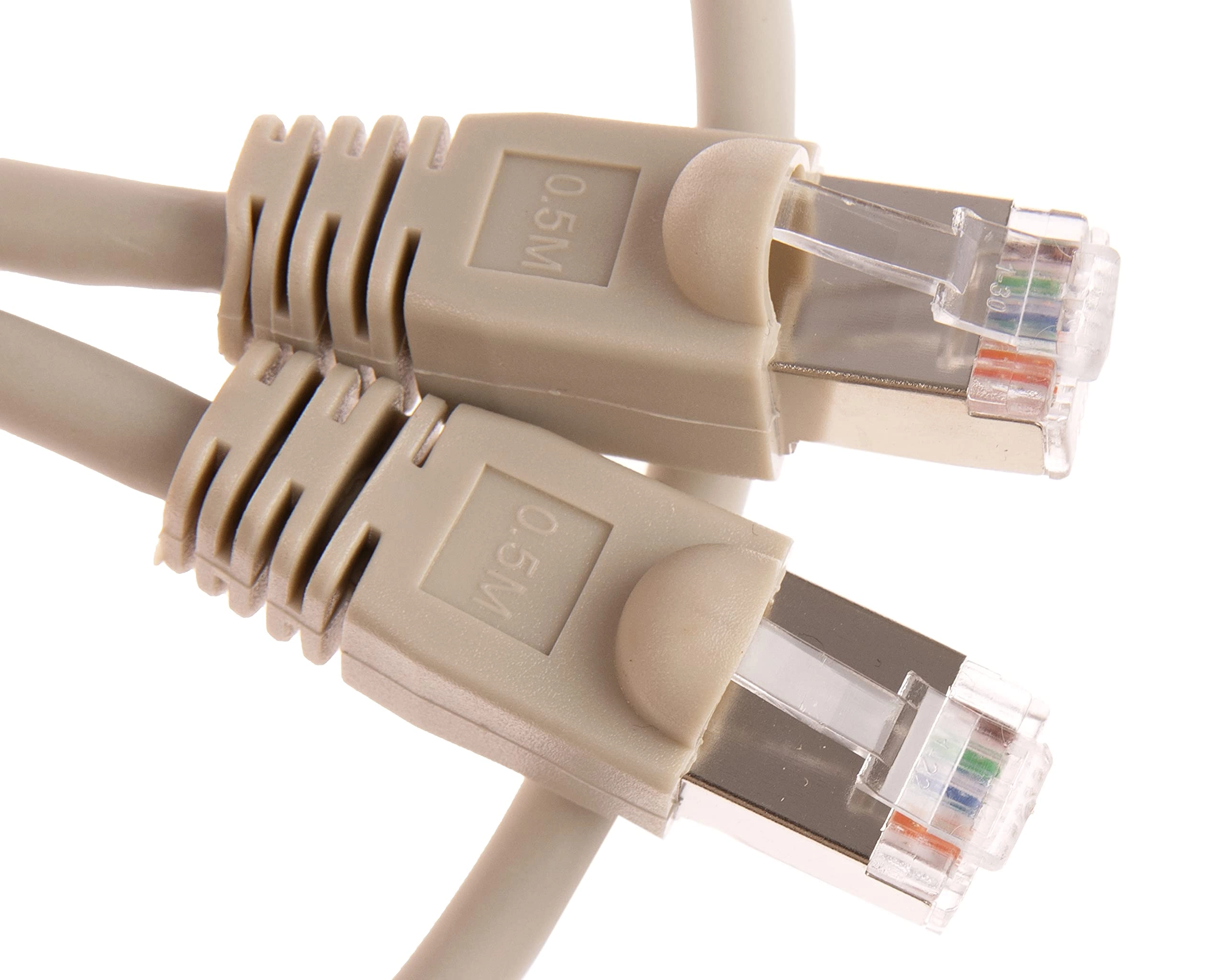 Clive Duncan Limited FTP Shielded Cat6 RJ45 Patch Cable - 0.5m