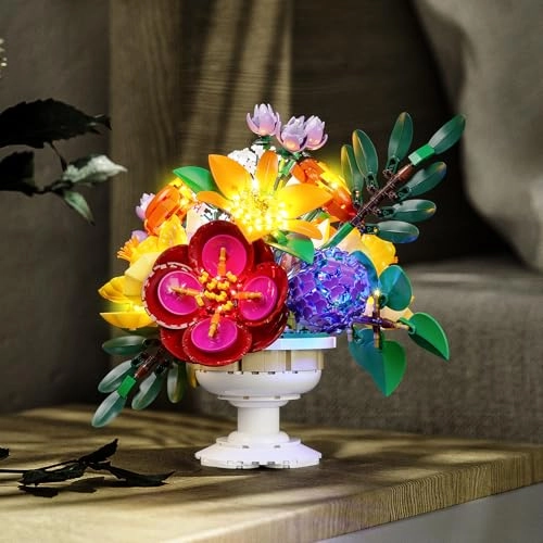 Light Kit Compatible with Lego Botanicals Flower Arrangement 10345 - LED USB