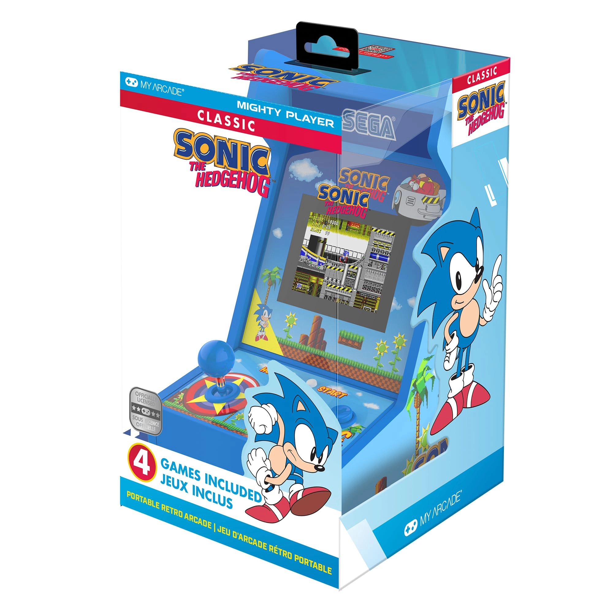 Sonic Mighty Player - 3.5 Inches LCD 4 Games Included