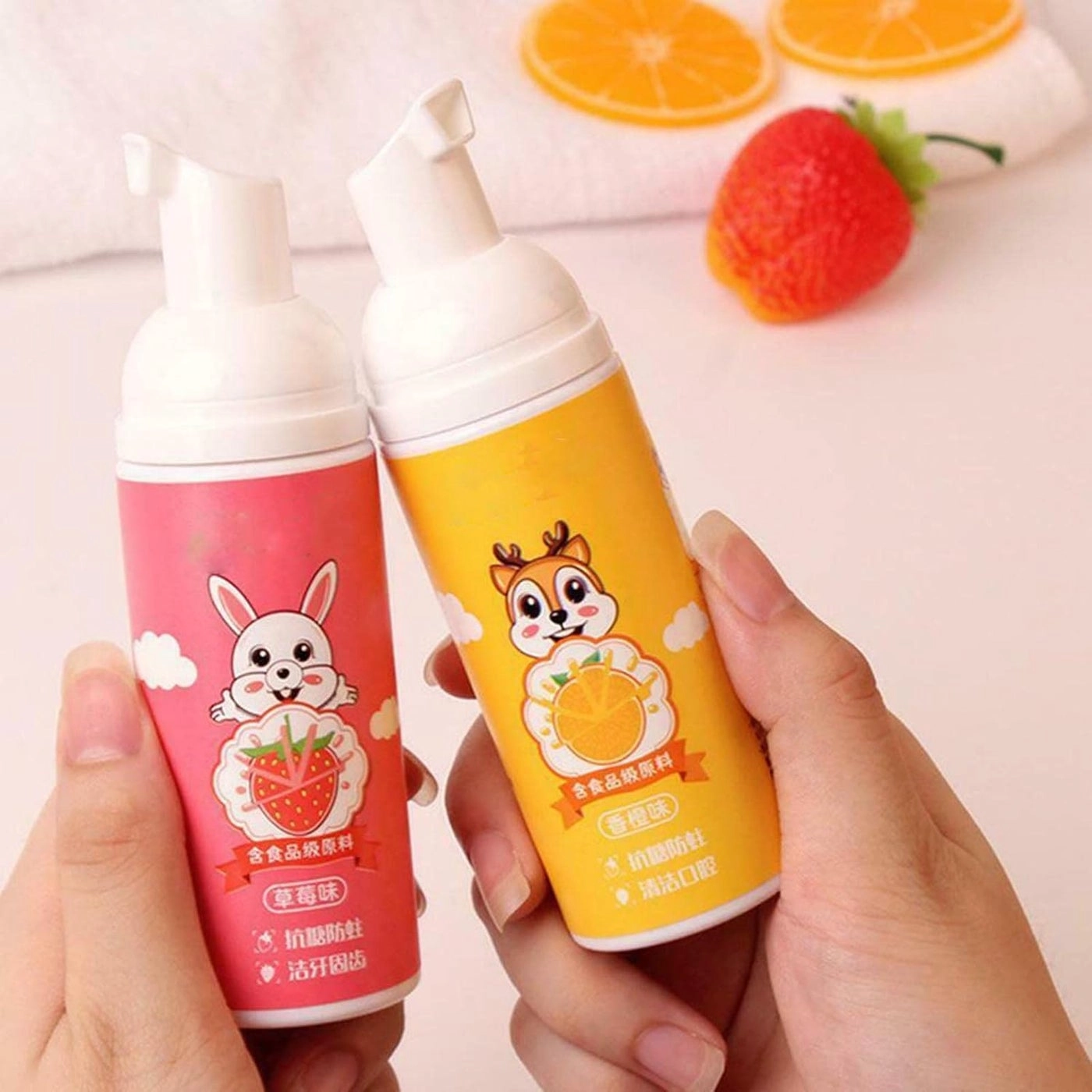 Children Fruit Strawberry Toothpaste Kids 60ml