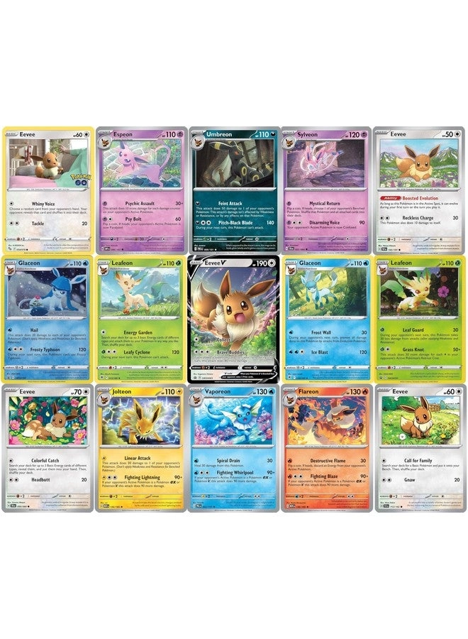 Pokémon Eevee Card Bundle - 5pcs
