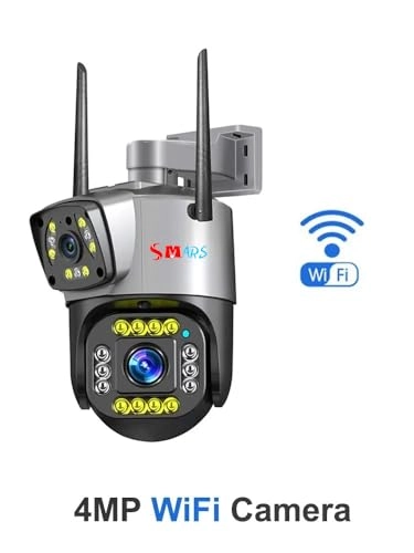 5+5 MP Dual Lens WiFi CCTV IP PTZ Camera