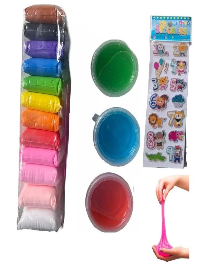 FETE PROPZ Clay - 12 pcs + Slime - 3 pcs