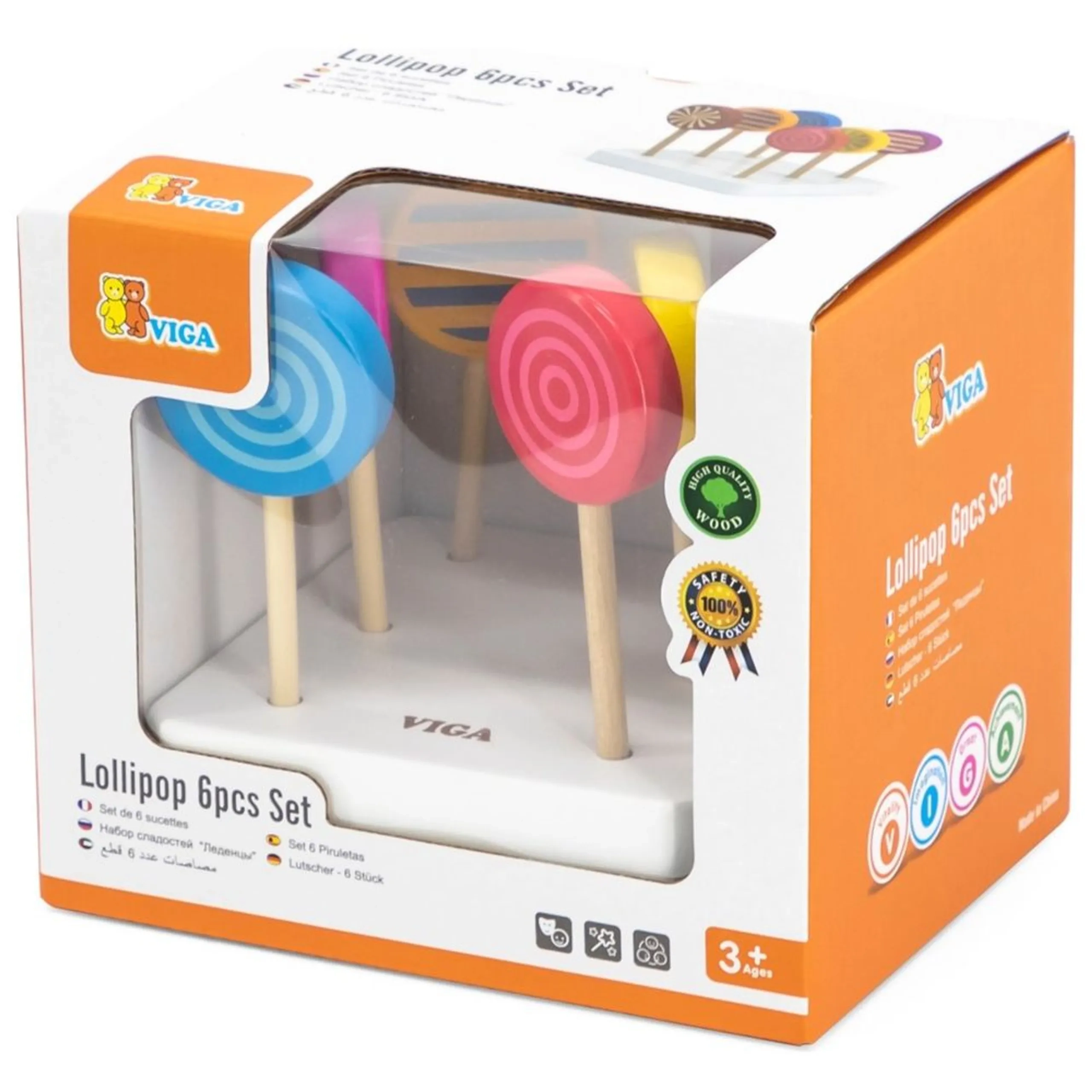 Play Food Lollipop Set - 6pcs (PCG-44529)