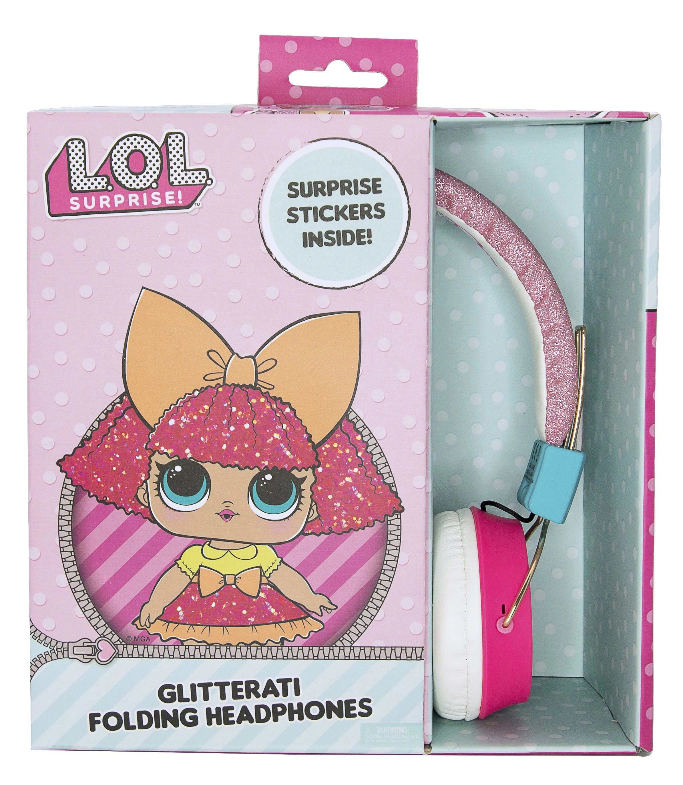 LOL Surprise Glitter Glam Wired Headphone