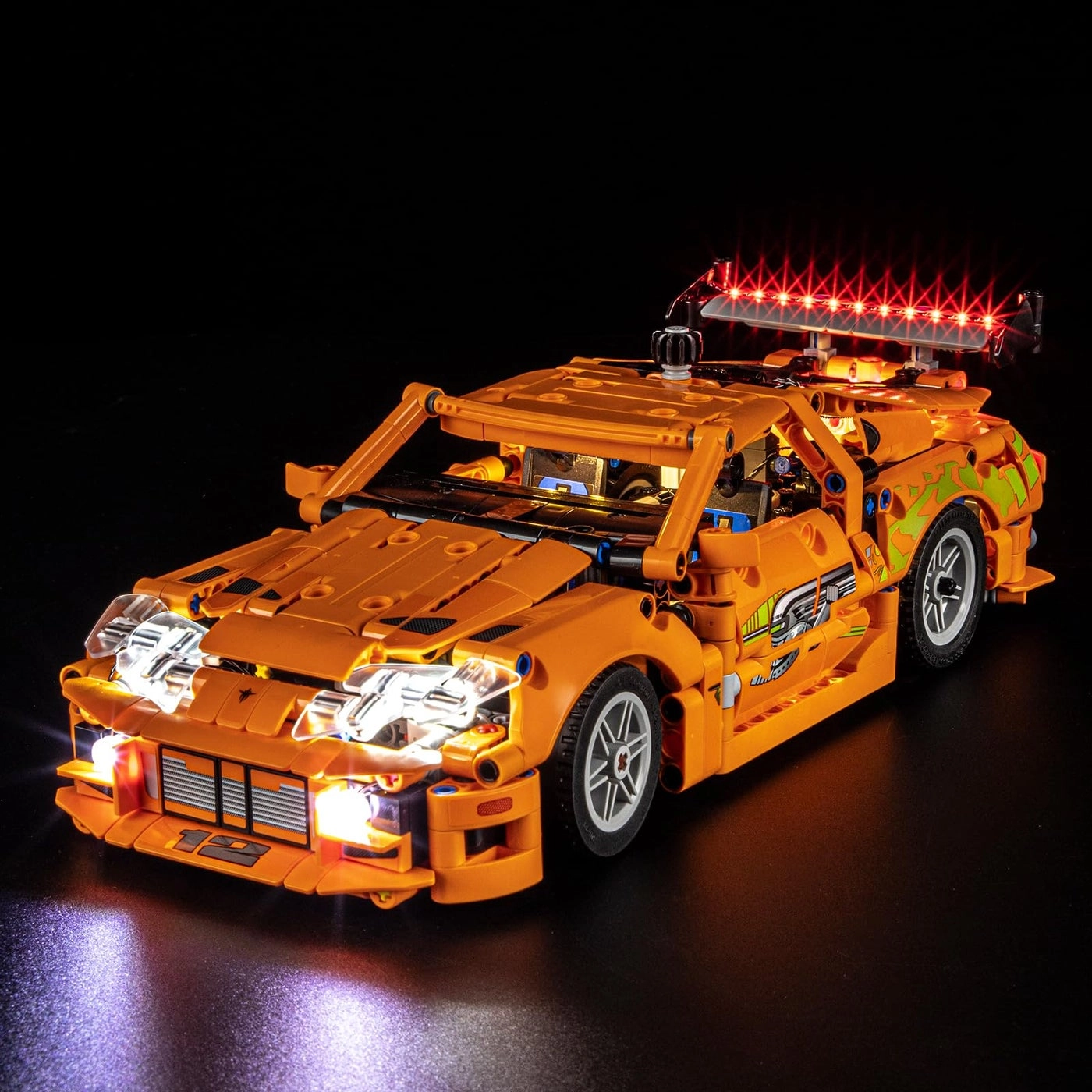 LED Light Kit for LEGO Fast and Furious Toyota Supra MK4 42204