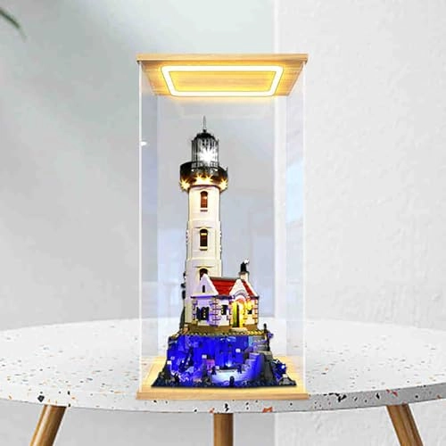 Display Case - Compatible with 21335 Dustproof Elegant Model with White Backlight (Display Case Only)