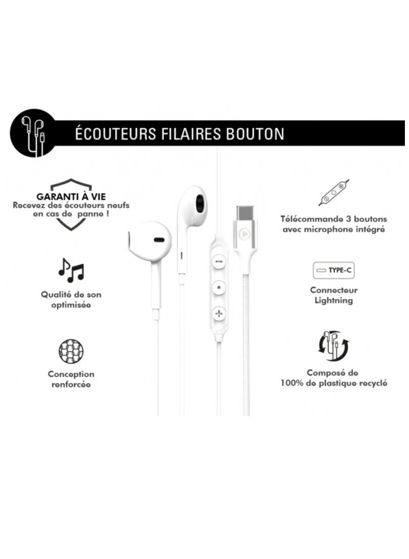 FPYKPBOUTONUSBCW Wired Headset