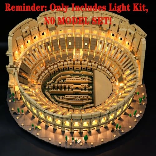 LED Light Kit Compatible with 10276 Colosseum - Plastic Architecture 1