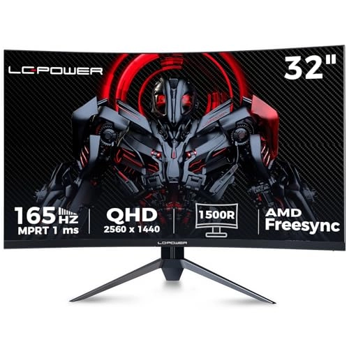Curved QHD Monitor - LC-POWER 32 Inches 2560x1440