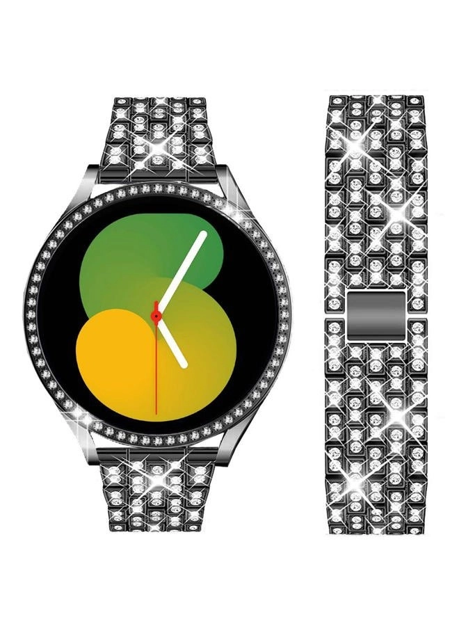 DEALELE 20mm Slim Bling Watch Band for Samsung Galaxy Watch 5/4 - 44mm