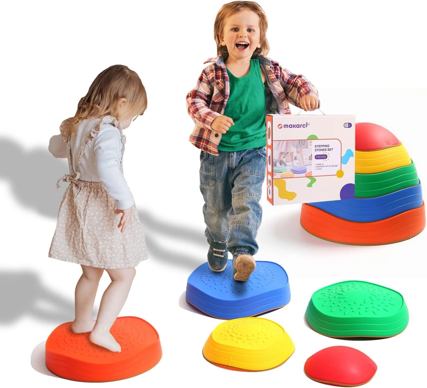 makarci Stepping Stones - Age 3 4 5 6 7 8 Years 5 pieces