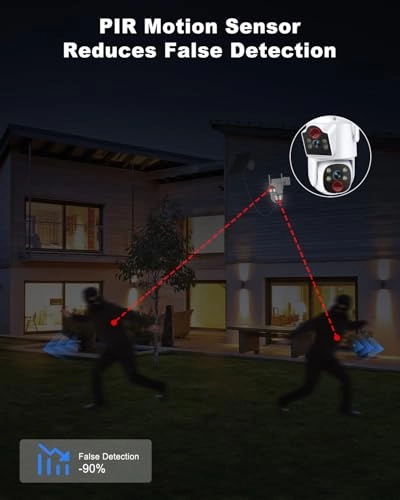 Solar-Powered 4G LTE Outdoor Security Camera 1296p