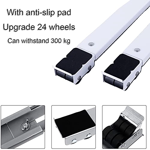 Washing Machine Stand - Adjustable 24 Wheels Non-Slip