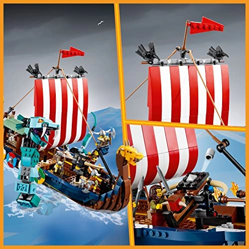 Creator 3in1 Viking Ship and The Midgard Serpent (31132)