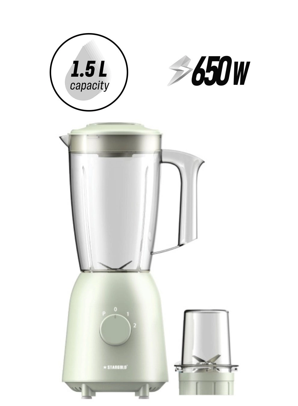 SG-1352 Max - 2-in-1 Functionality Pulse Function Mini Grinder