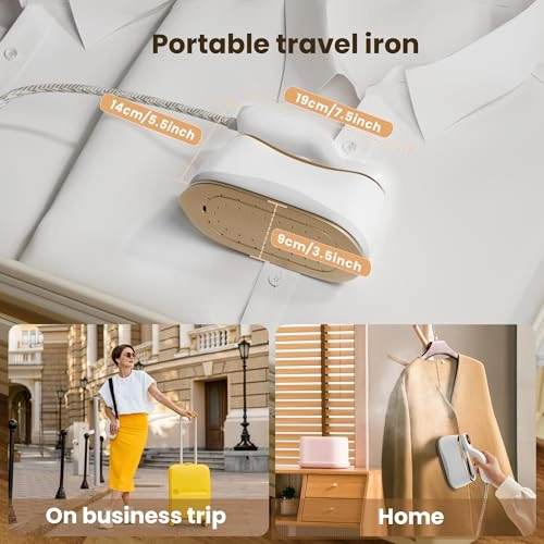 Steam Iron - 1200W 220ml Foldable & Portable