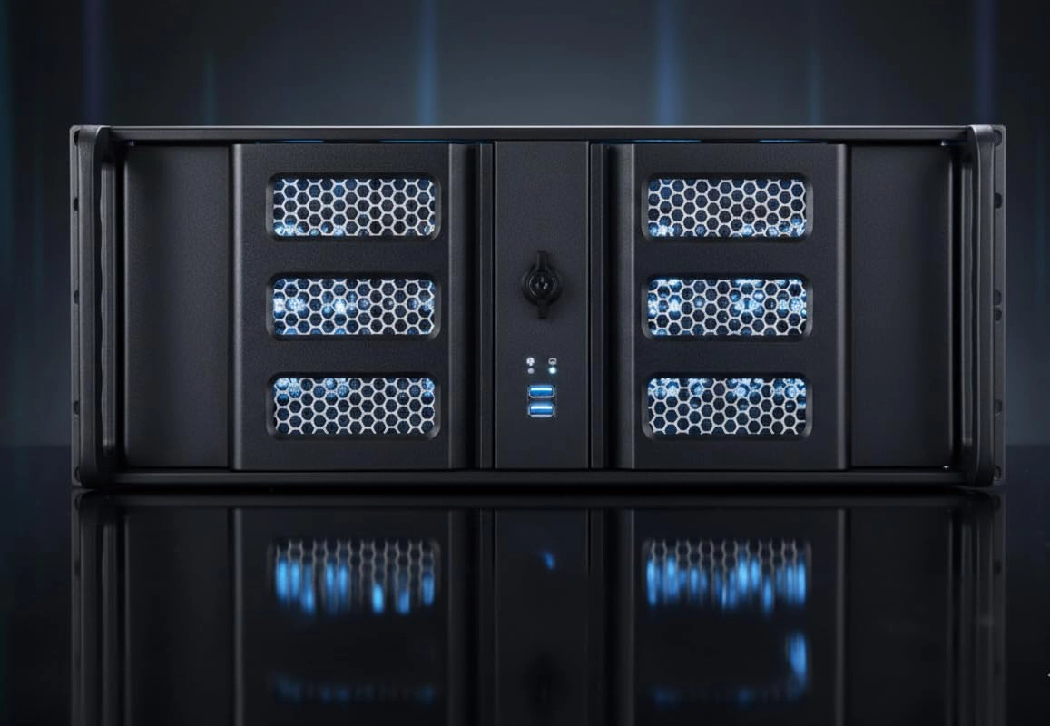 Server Chassis - 4U rackmount 360mm radiator support
