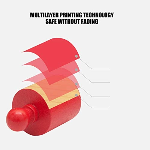 Knobbed Cylinders Blocks - 36 months+ 24 pieces