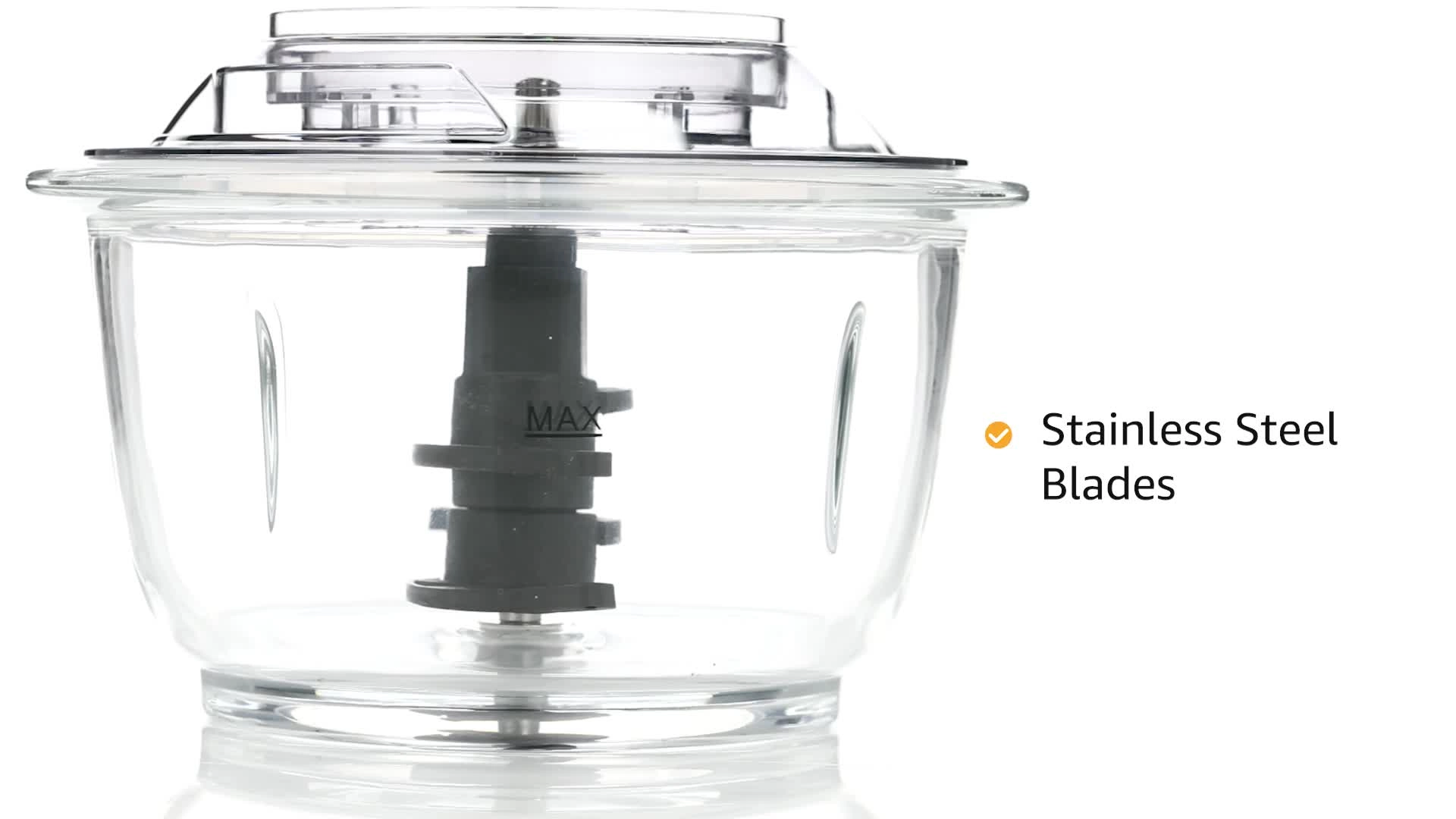 Multi-Function Glass Chopper & Mincer - 1.2L