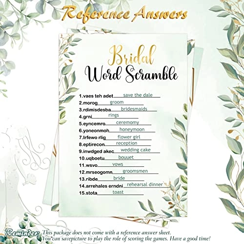 Bridal Shower Game - 145 Pieces