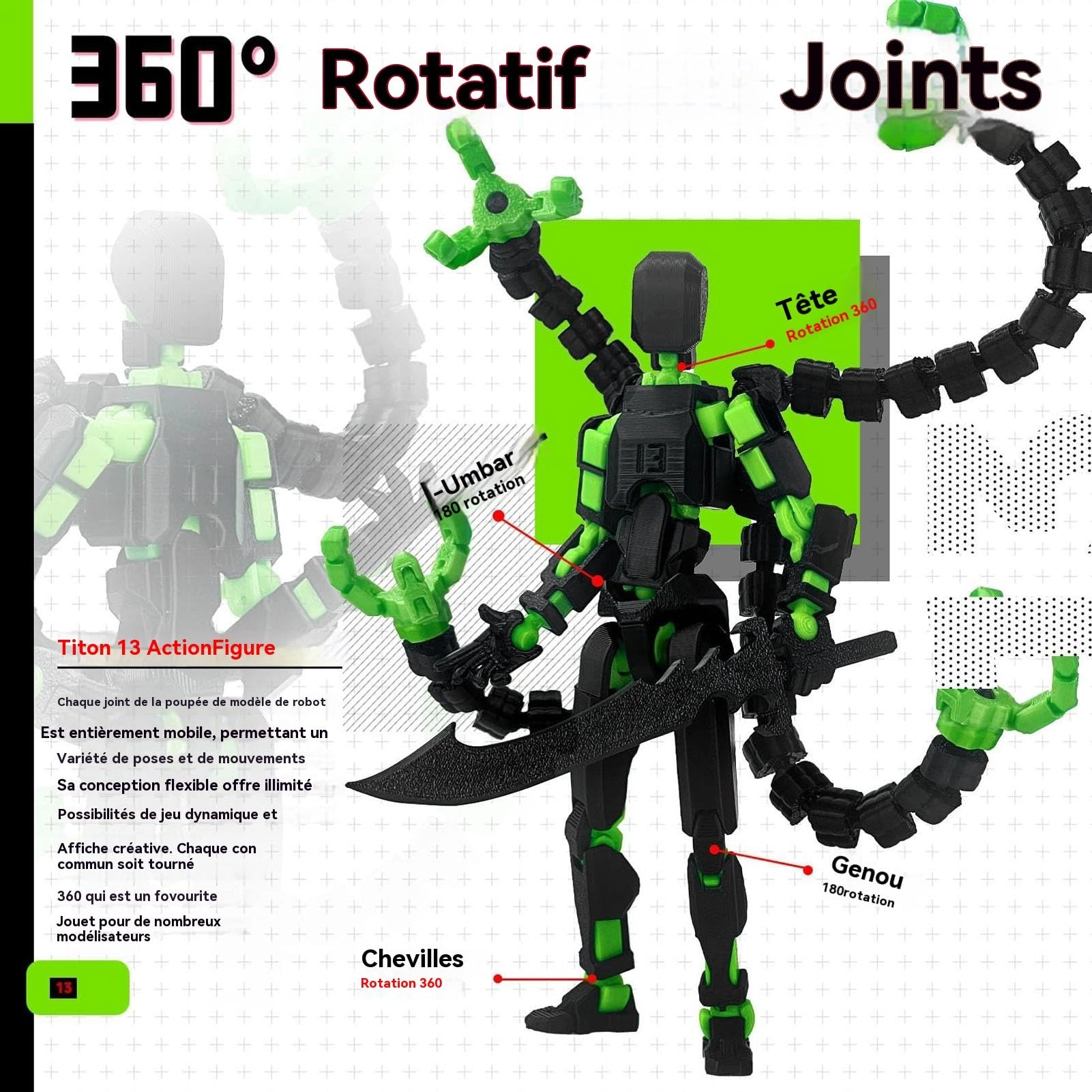 3D Printed Action Figure - 144 yr(s) (15.7 cm) (MKYGTG7ISO0D7VDM3)