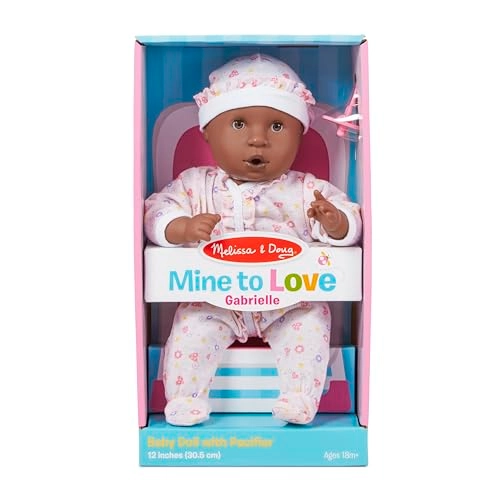 Gabrielle Poseable Baby Doll - 12-inch Romper and Hat