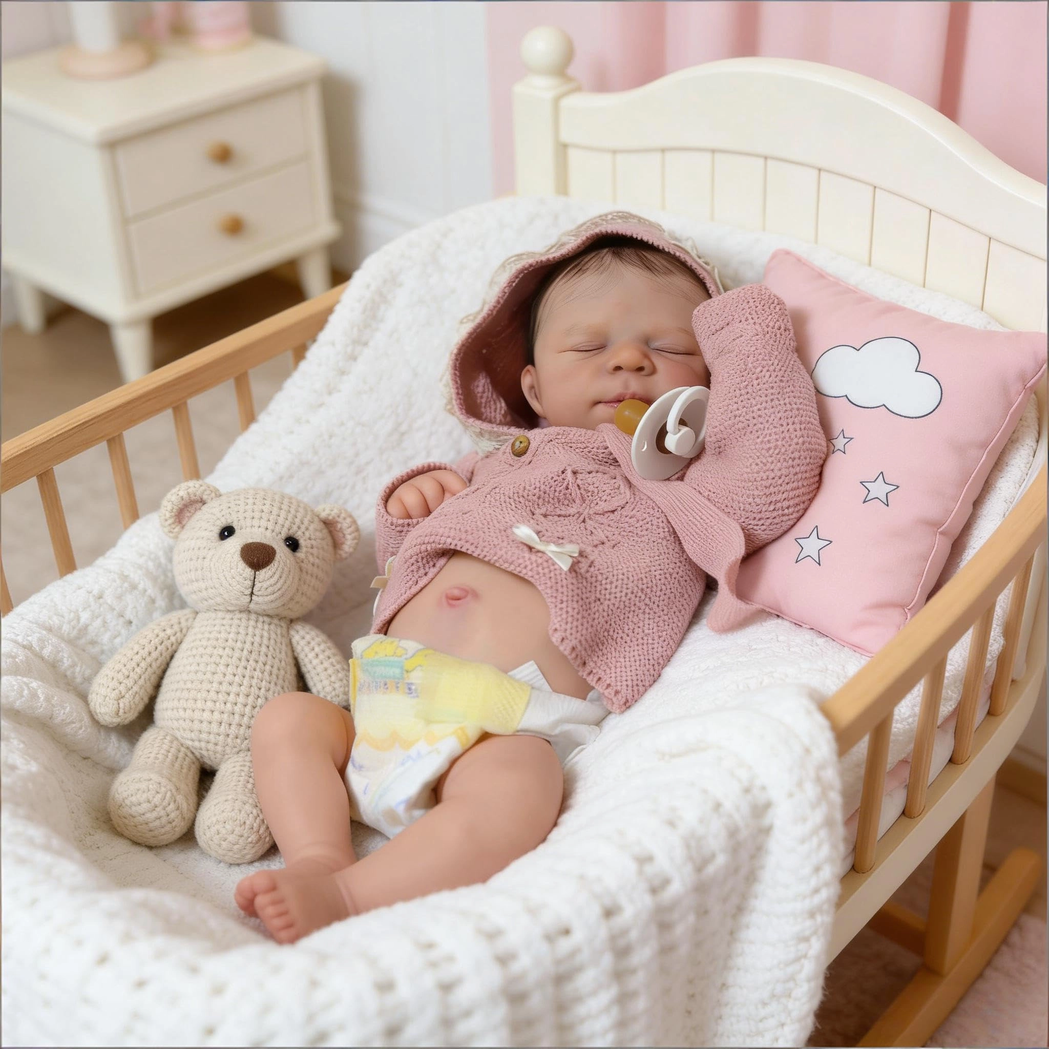 Nanjing Tianzeng Gifts Co.,Ltd Pascale Reborn Baby Doll - 18 inch Vinyl Girl Ages 3+