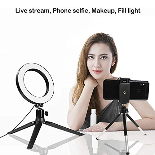 Ring Light LED - 6" Tripod 3 Light Modes