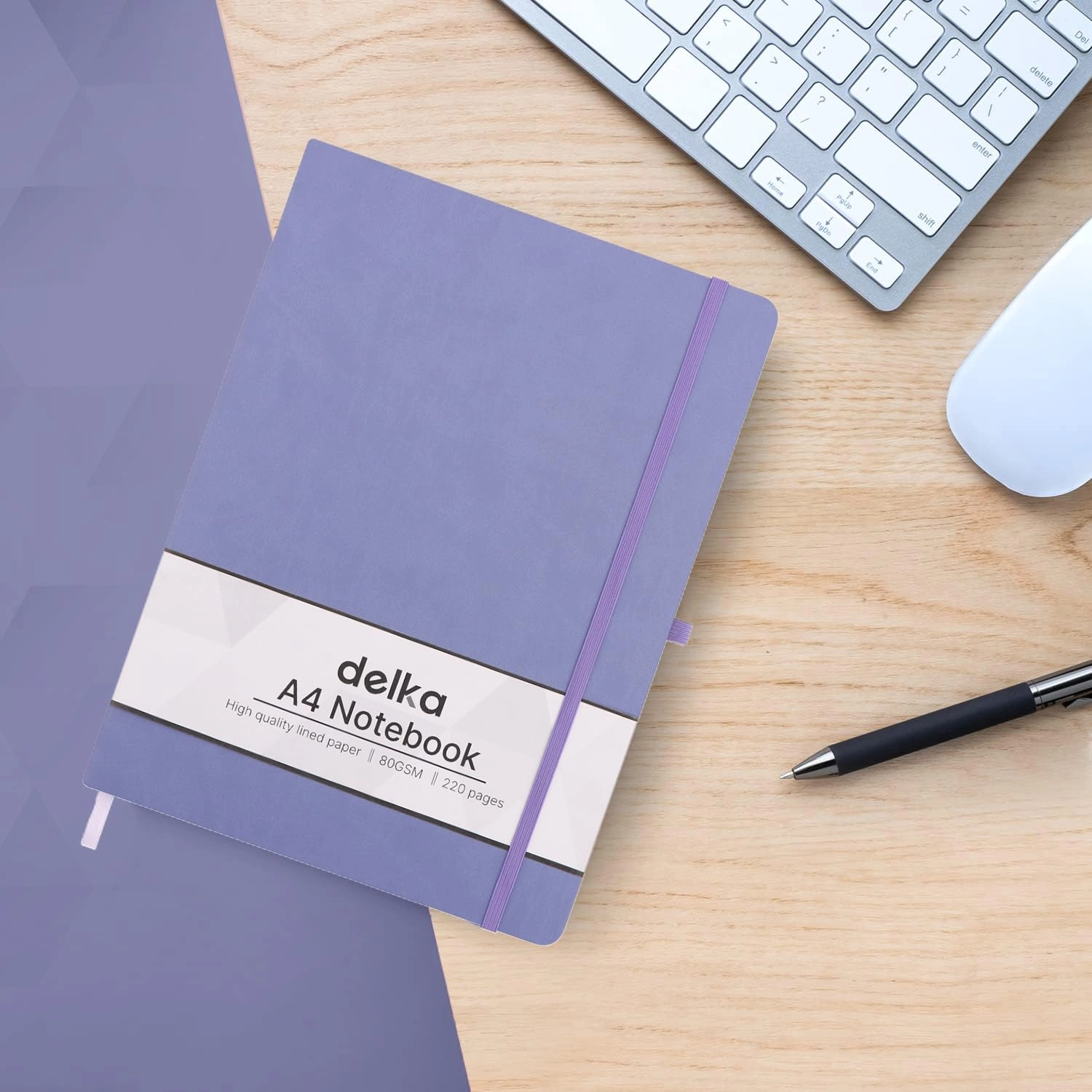 A4 Notebook A4 Hardcover - Lined 80 Sheets