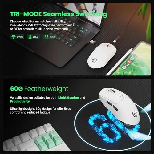 G59 Gaming Mouse - Tri-Mode Wireless
