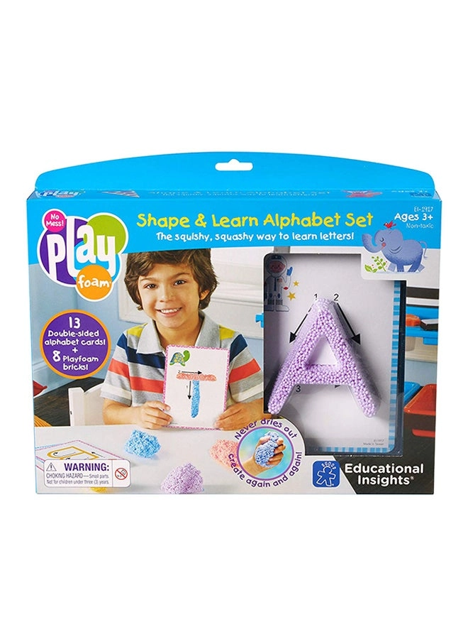 Playfoam Shape And Learn Alphabet - 3+ Years