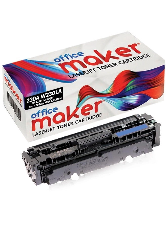 Office Maker 230A W2301A Toner Cartridge - Cyan