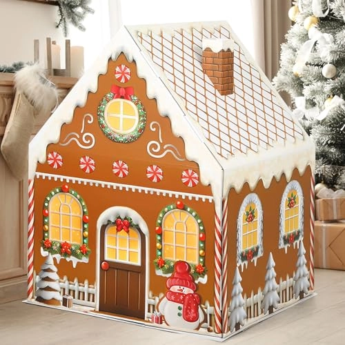 Giant cardboard gingerbread house