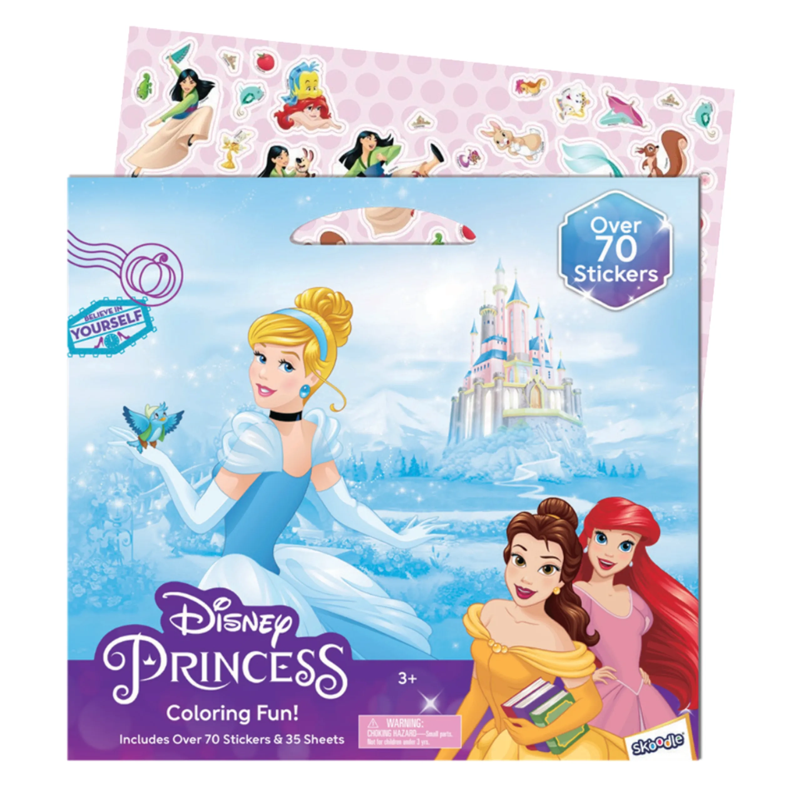 Disney Princess Activity Sticker Book 35 pages 70 pcs