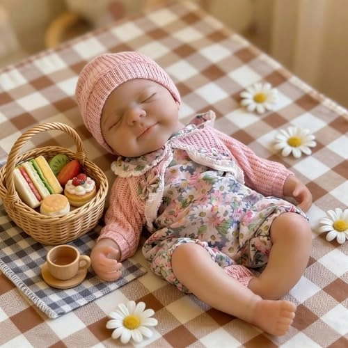 Reborn Baby Doll - 12 inch Girl Pink Floral Ages 3+