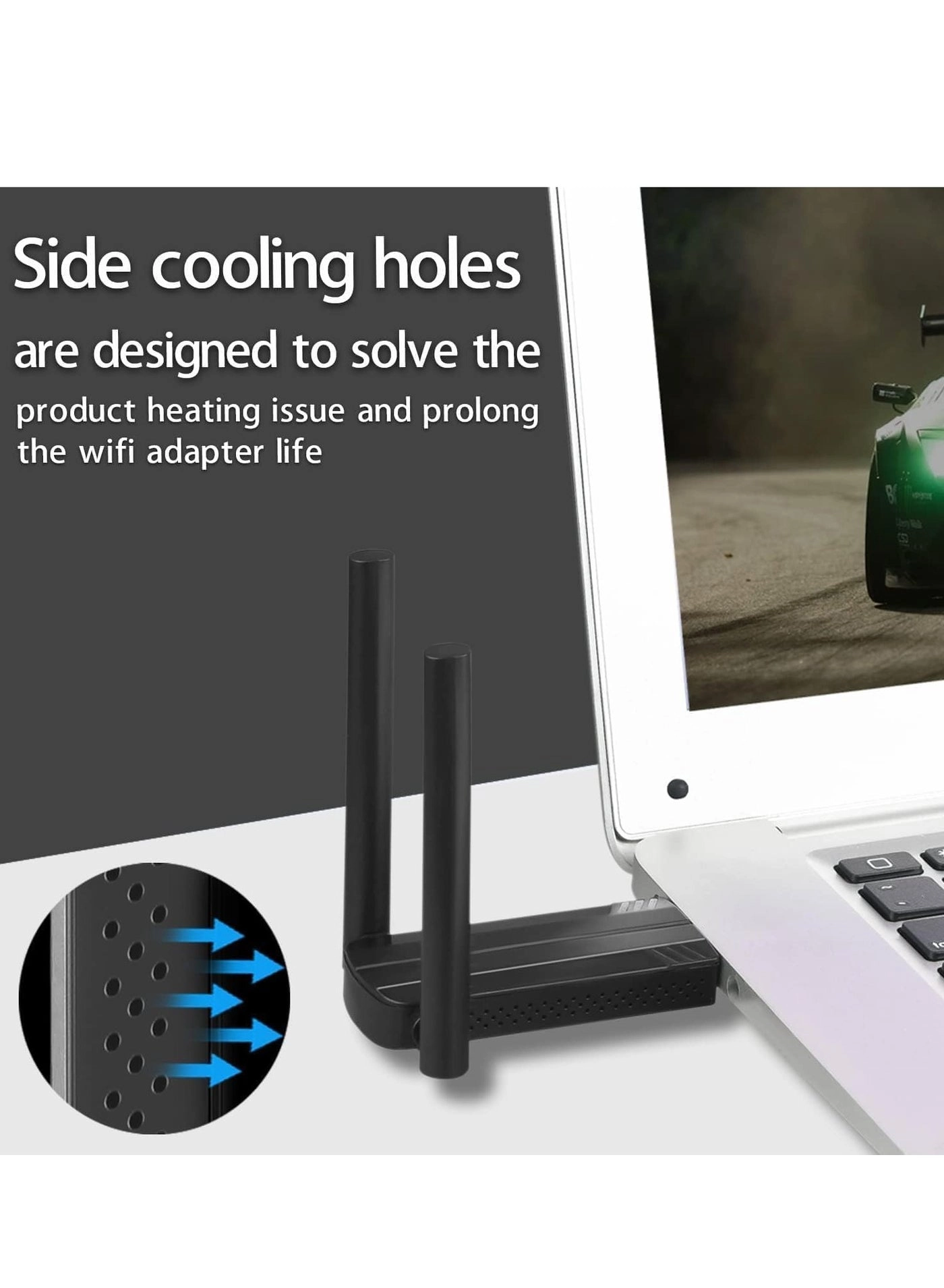 USB WiFi Adapter - Dual Band USB 3.0 WiFi 6