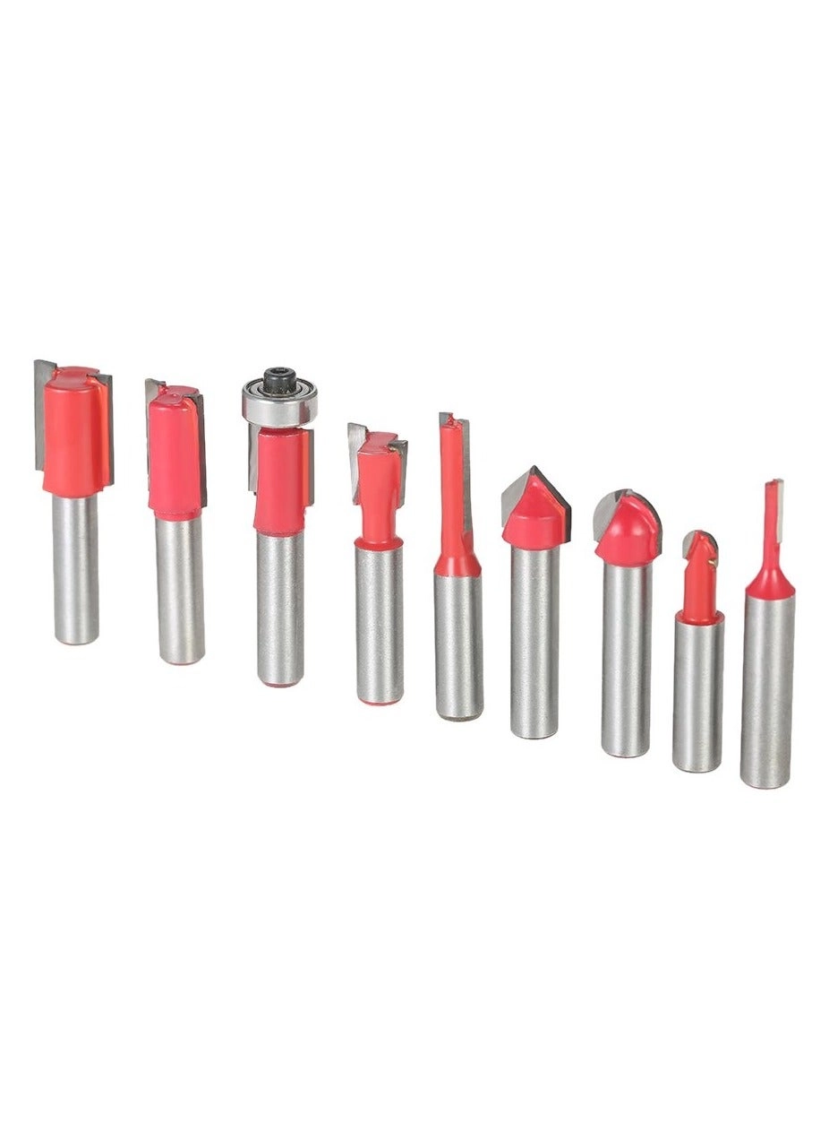 Router Bits Set - 1/4" 15 Pieces
