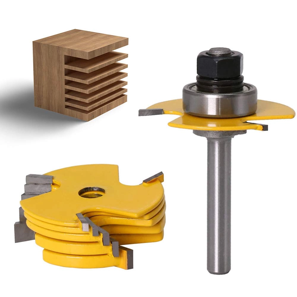 Router Bit Set - 1/4 Inch 6Pcs