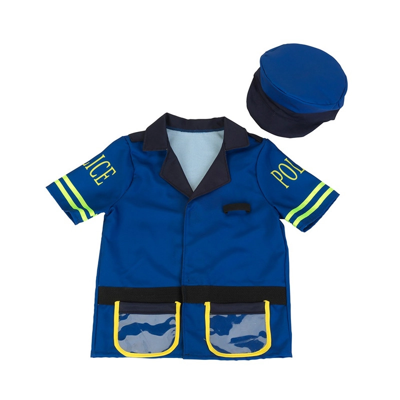 Police Officer Costume - 3 to 6 years one size