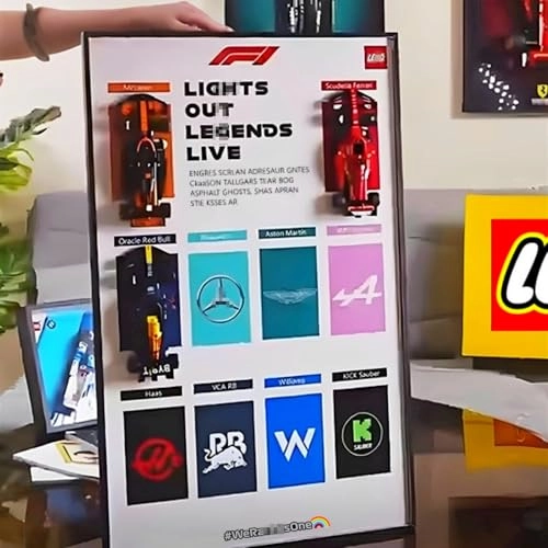 Display Wallboard Wall Mount for LEGO 77242 77243 77244 77245 77249 77250 77251 - 60X80cm