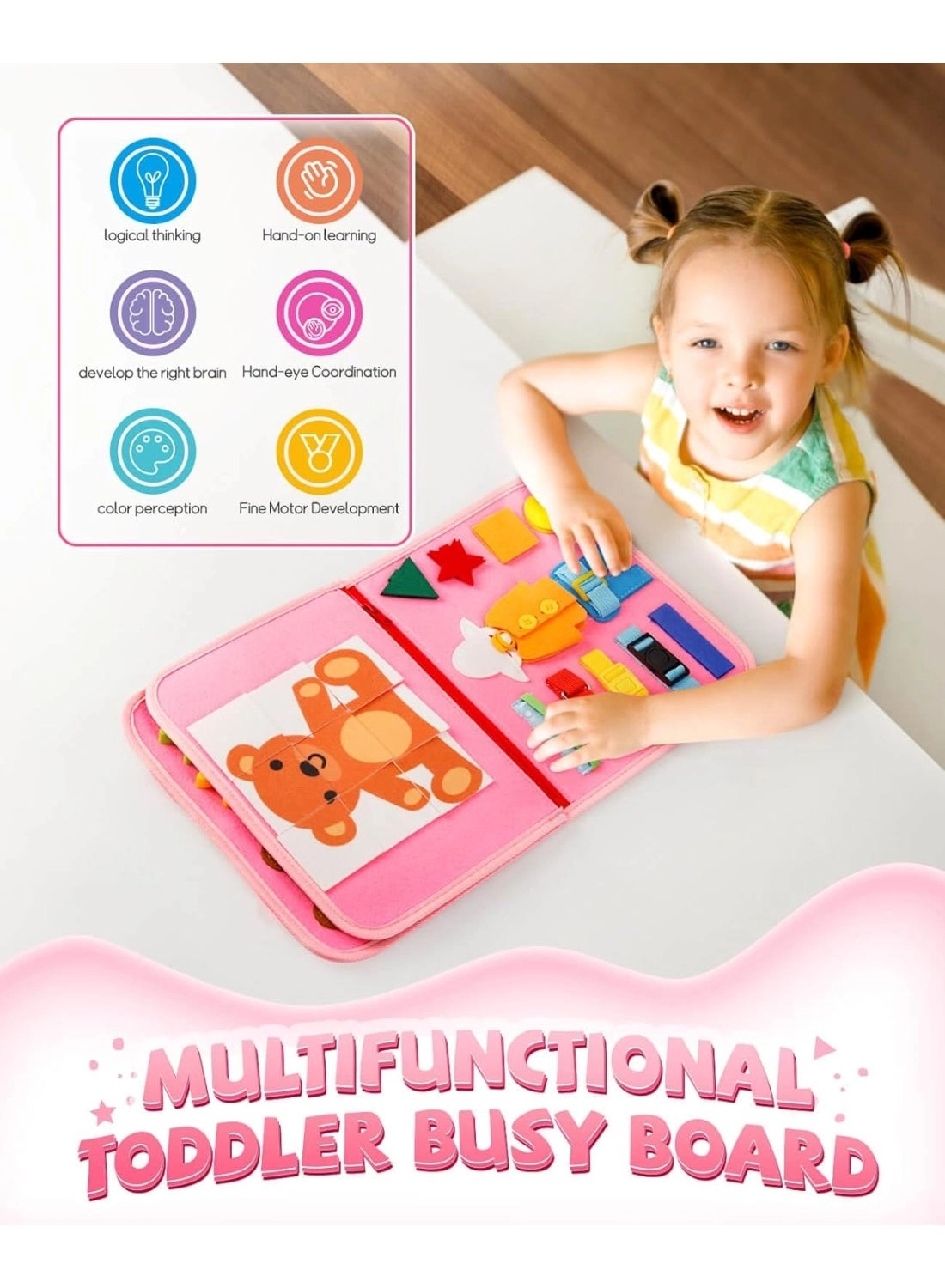 unikbebe Felt Busy Board Book - 4+ Years 1 pieces