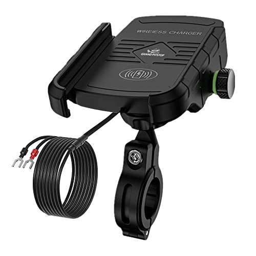 GPS6-Jaw Grip - Motorcycle Phone Holder Wireless Charging iPhone X