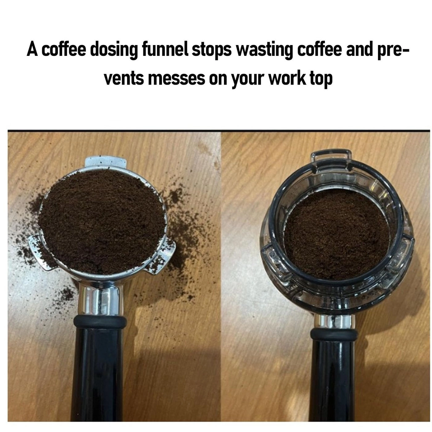 Dosing Funnel - 54mm + Puck Screen - 53.5x53.5mm