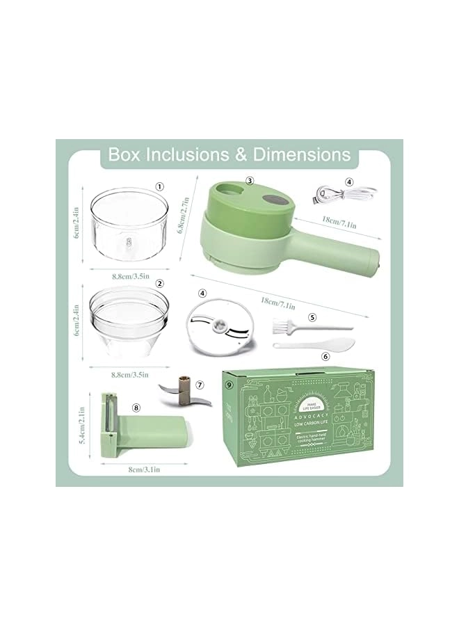 Handheld Electric Vegetable Cutter - Portable Mini Wireless