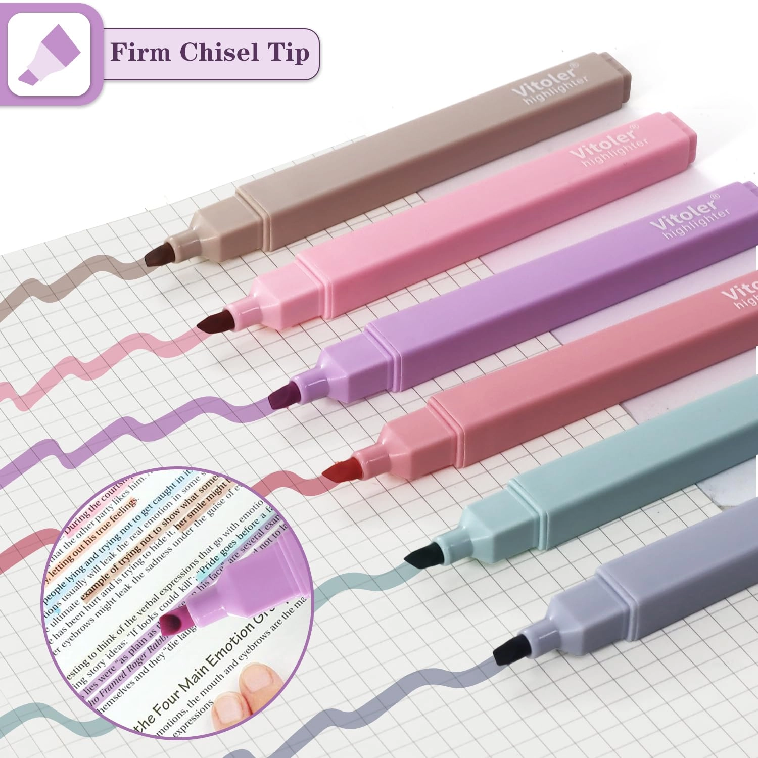 Bible Highlighters - Pastel Chisel