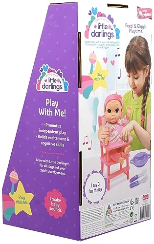 Feed & Giggle Playtime - 12 Inches Sound Feature 8-Piece Feeding Set Ages 2+