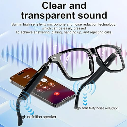 Ai Translation Smart Glasses - Bluetooth 5.3 115 Languages